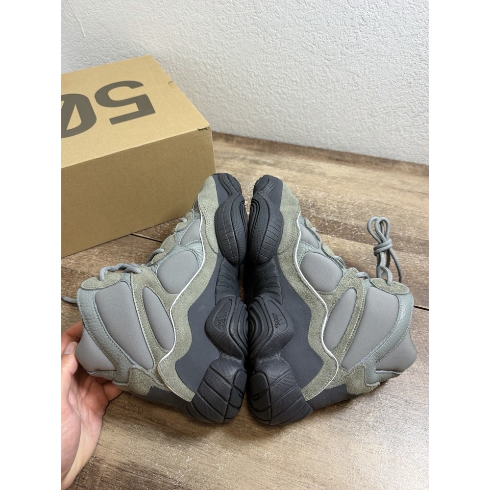 Adidas Yeezy 500 High Mist Slate Grey Men's Size 10.5 Sneakers Shoes GY0393 - Picture 5 of 9